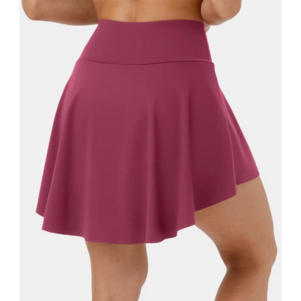 Halara Cloudful Air Cordovan Hi-Low Mini Skort -Pockets- Size XS - Picture 8 of 12